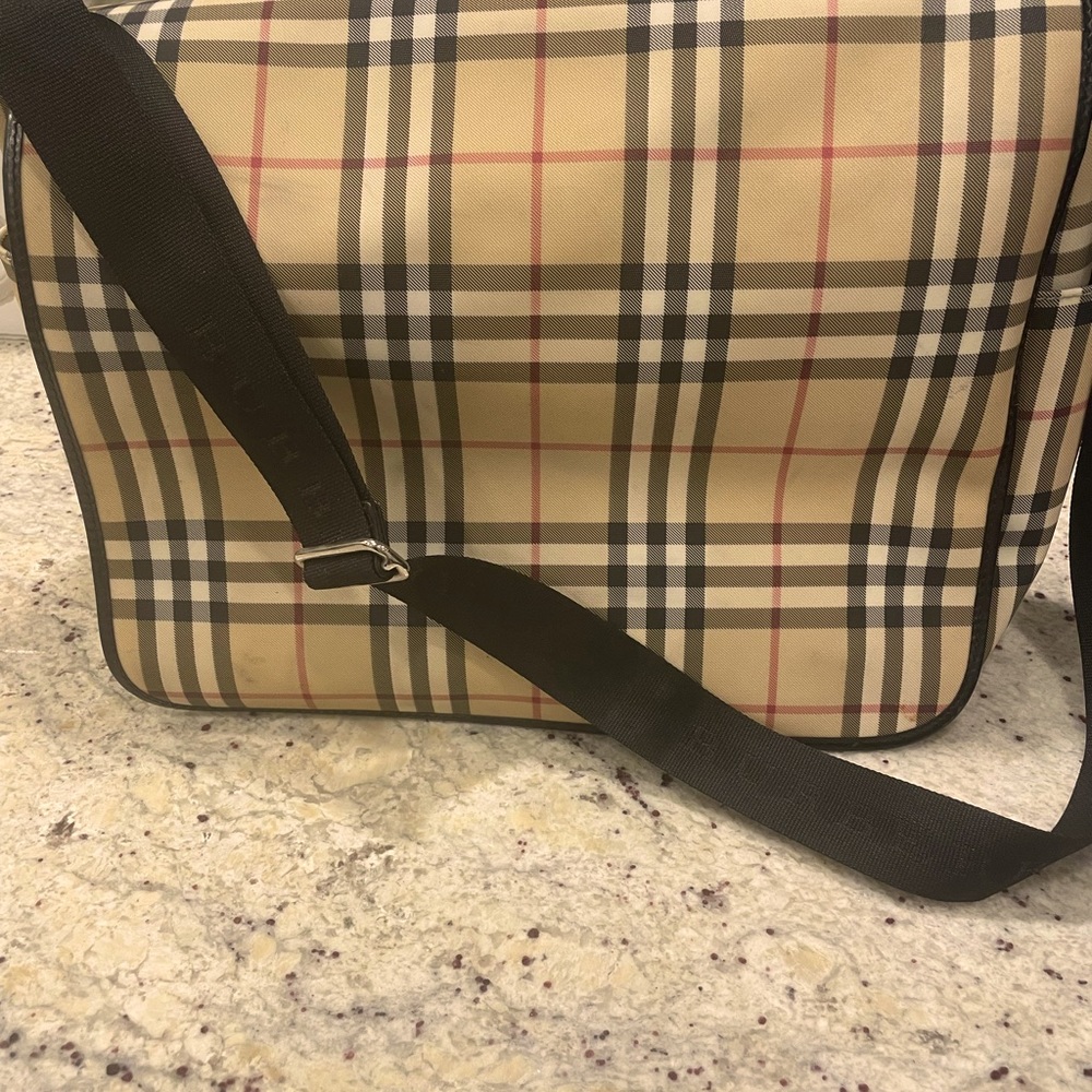 100% authentic Burberry diaper bag.